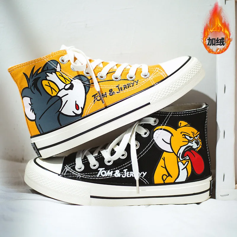 Классическая Женская парусиновая обувь высокого качества Новинка осени 2019