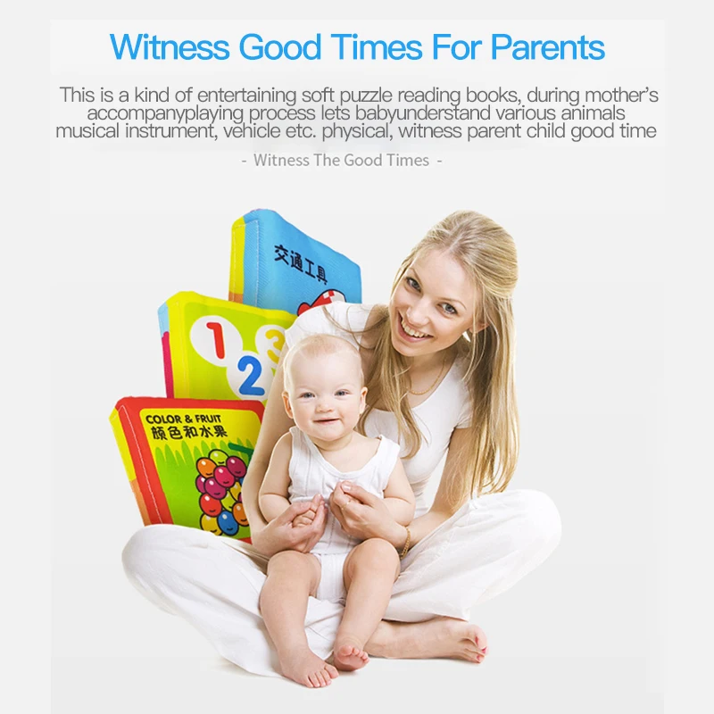 

Baby Book Soft Cloth Books Toddler Newborn Early Learning Develop Cognize Reading Puzzle Bath Education Toys Infant For Children