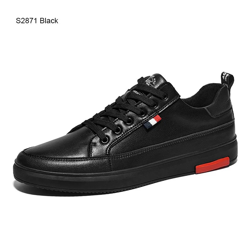 SUROM/Заводская распродажа; Мужская обувь; повседневные классические белые дышащие черные кроссовки с сеткой; Легкие мужские кроссовки; zapatillas hombre - Цвет: S2871-All Black