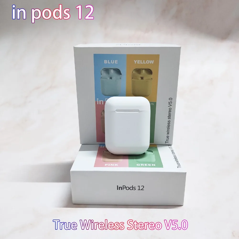 Новинка, наушники inpods 12 TWS, Bluetooth, i7s, i11 5,0, наушники, стерео, спортивные, Hands-free, гарнитура PK i 12 tws i20 tws i80, fone de ouvido
