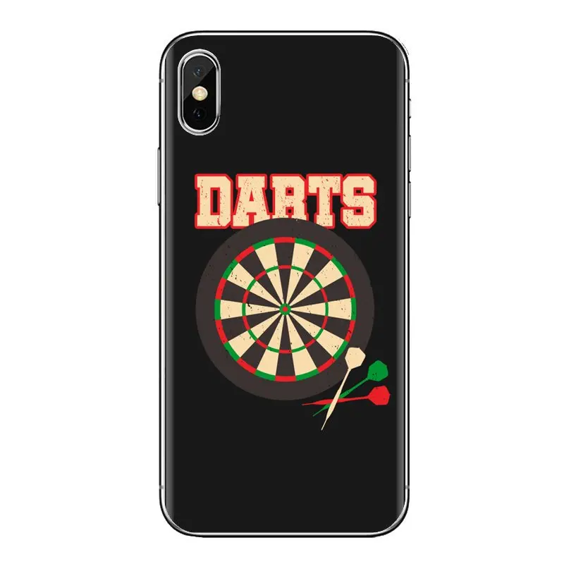 Transparent Soft Shell Covers For Xiaomi Redmi 4 3 3S Pro Mi3 Mi4 Mi4i Mi4C Mi5 Mi5S Mi Max Note 2 Fashion Simple Dart Games |