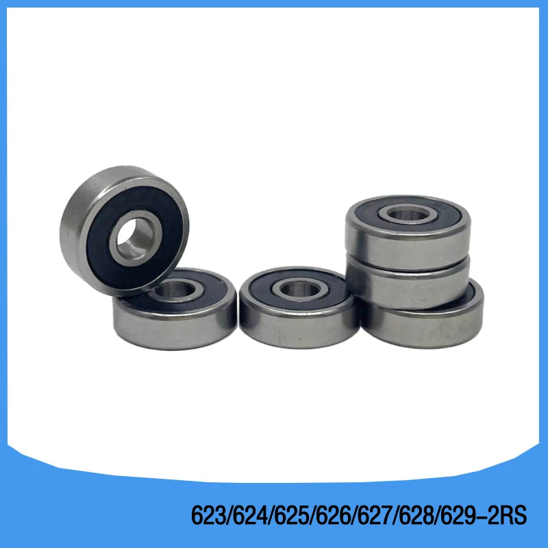 10PCS 623-2RS 623RS 623 R-1030RS ABEC-5 deep groove ball bearing 3x10x4mm miniature | Обустройство дома