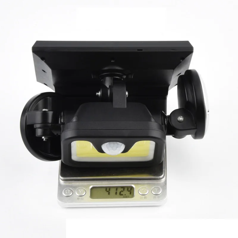 

2020 New 83LED Solar Wall Lamp Motion Sensor LED Rechargable Light Three-head Rotatable Outdoor Waterproof Street Wall Lamp
