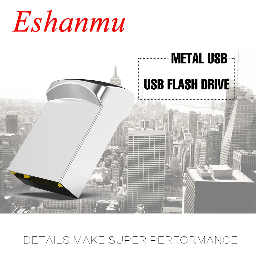Водонепроницаемый компактный Usb флеш накопитель Eshanmu 8 ГБ 16 32 64 128 ГБ|USB