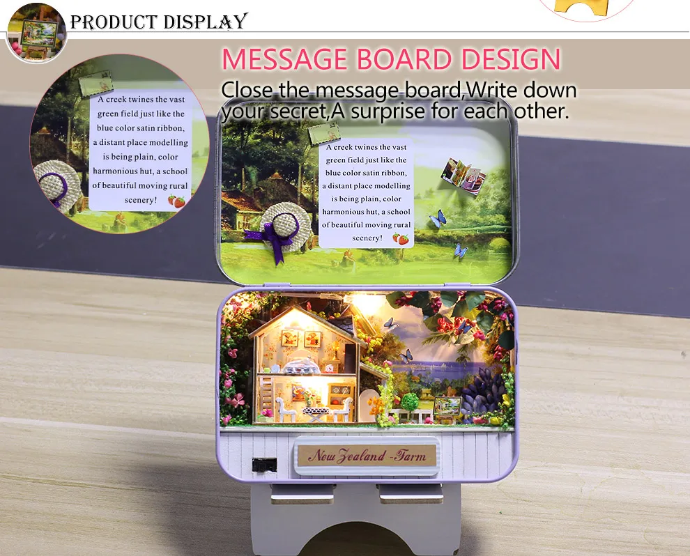 Ручной кукольный дом мебель DIY Миниатюрный Кукольный дом 3D деревянные макеты кукольного домика игрушки на Рождество и день рождения подарок V4-V6