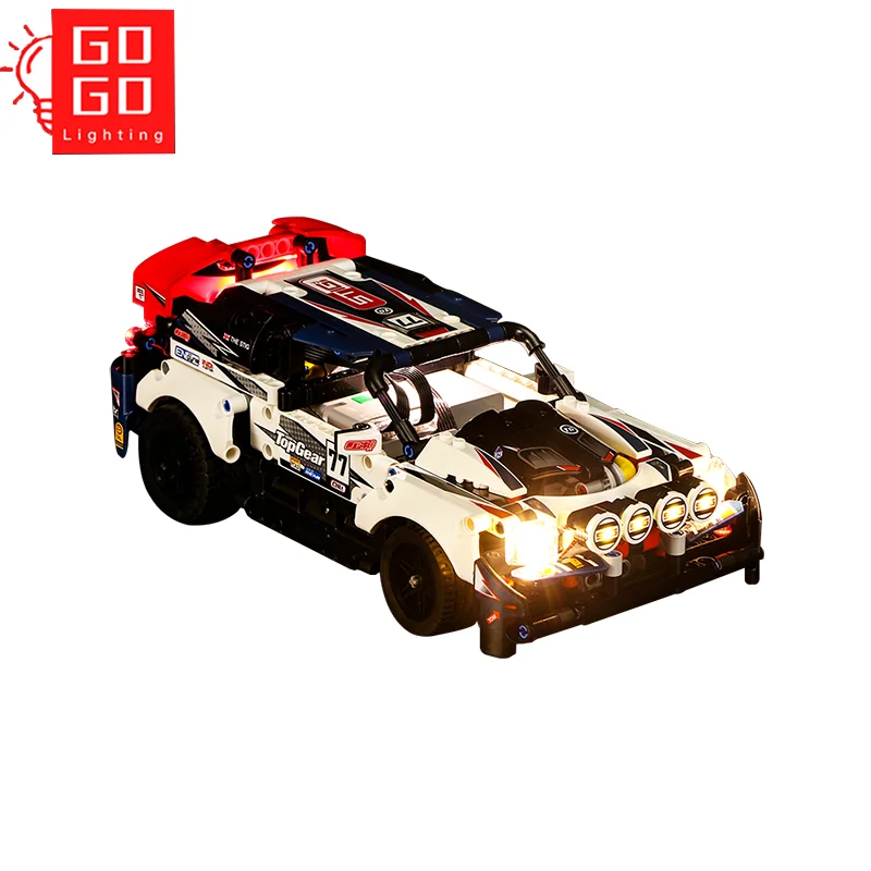 

GOGOMOC Brand LED Light Up Kit ,The Accessory Of Lego 42109 for Technic Series App-Controlled Top Gear Rally Car Toy(Not Model )