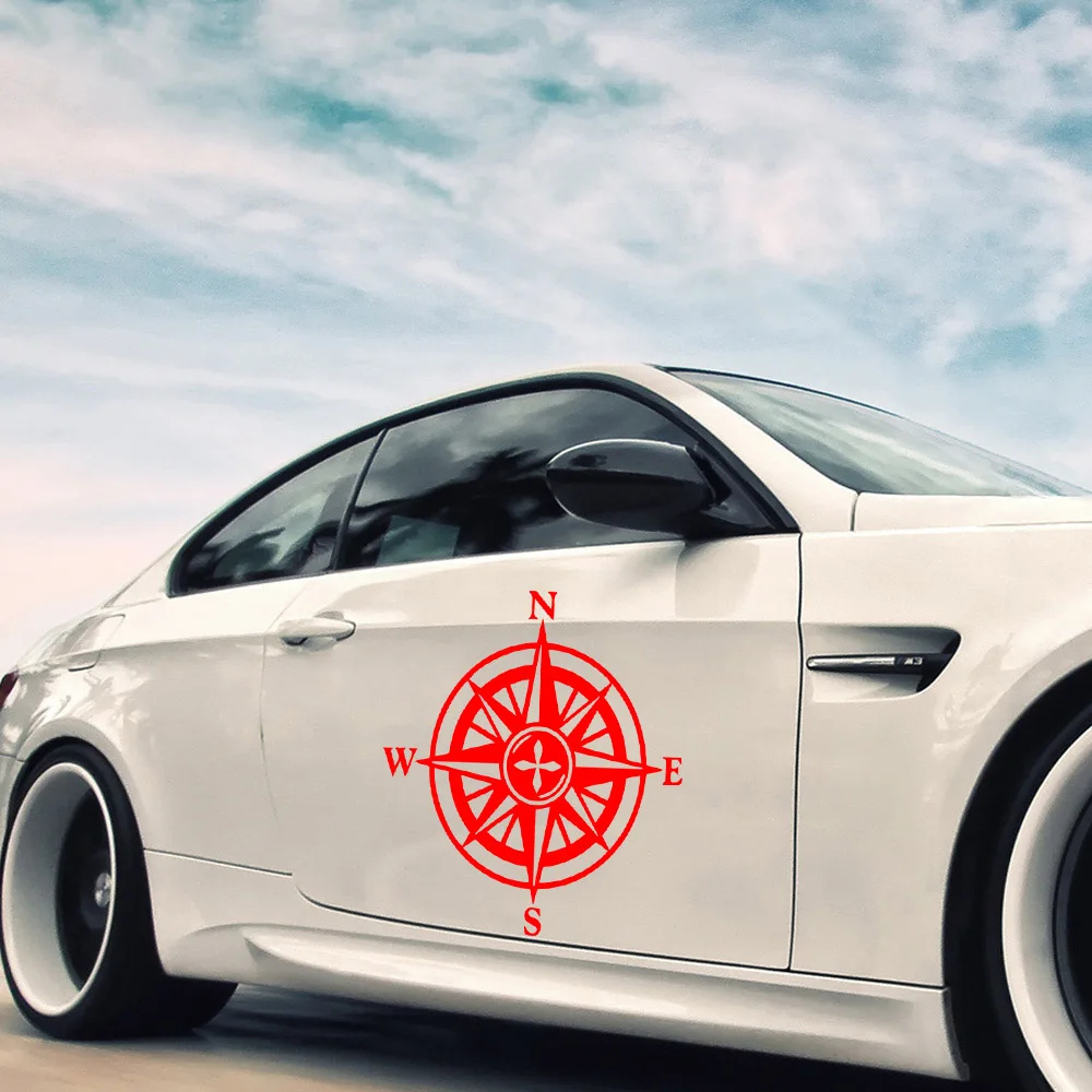 

Lovely compass Auto Stickers On The Car Decal Decor Mural Vinyl Covers