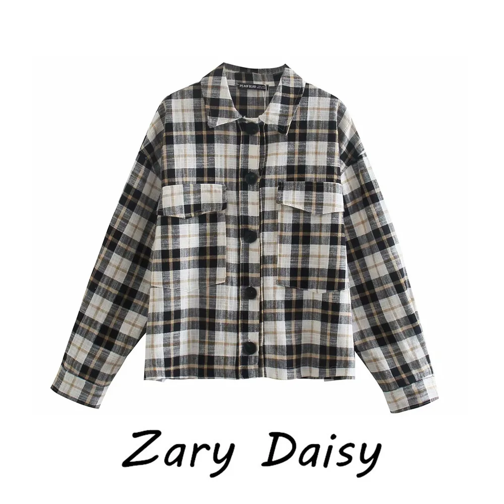 

ZARY DAISY shirt jacket women's versatile slim loose cardigan