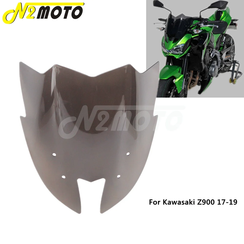 Для Kawasaki Z900 2017-2019 воздушный поток экран лобовое стекло ABS пластик голый велосипед