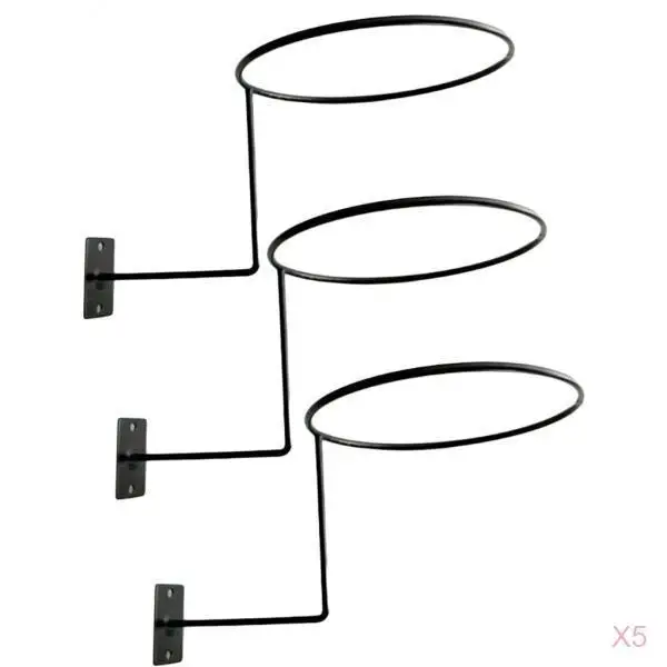 

15 Pcs Wall Mount Holder Stand Hanger for Fisherman Hat Caps 14cm