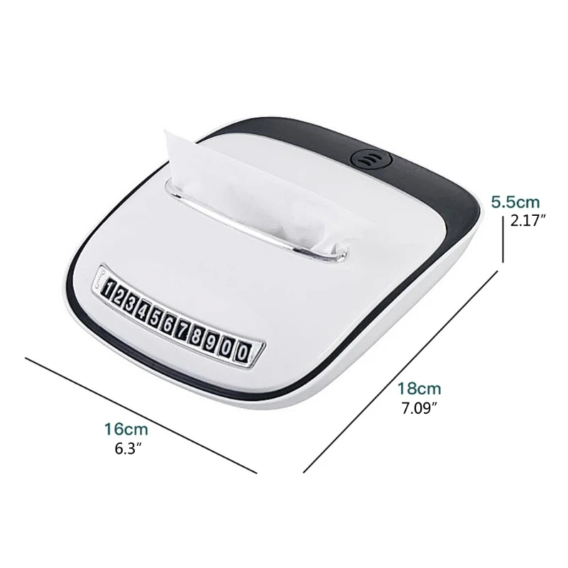 

Car Hanging tissue box Paper box Storage Box Non-slip Car Interior Accessories Multifunctional Napkin Holder Parking Card