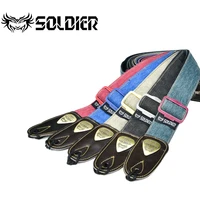 soldier canvas material straps for acoustic guitars electric guitars and classic basses available in a variety of colors