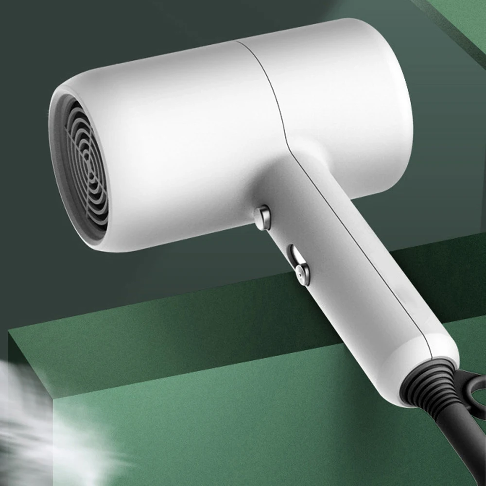 

Home Dormitory High Power Hair Dryer Negative Ion Constant Temperature Mute Hair Dryer Hot And Cold Wind Hair Care Hair Dryer