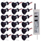 IP65 Мини светодиодный светильник 12В 1 Вт потолочный локальный светильник с AC100-265V Питание встраиваемые шкаф прожектор лестницы навес светодиодный спот