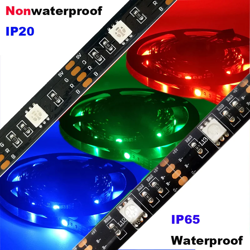 Гибкая светодиодная лента SMD5050 для подсветки телевизора гибкая LED полоска с RGB