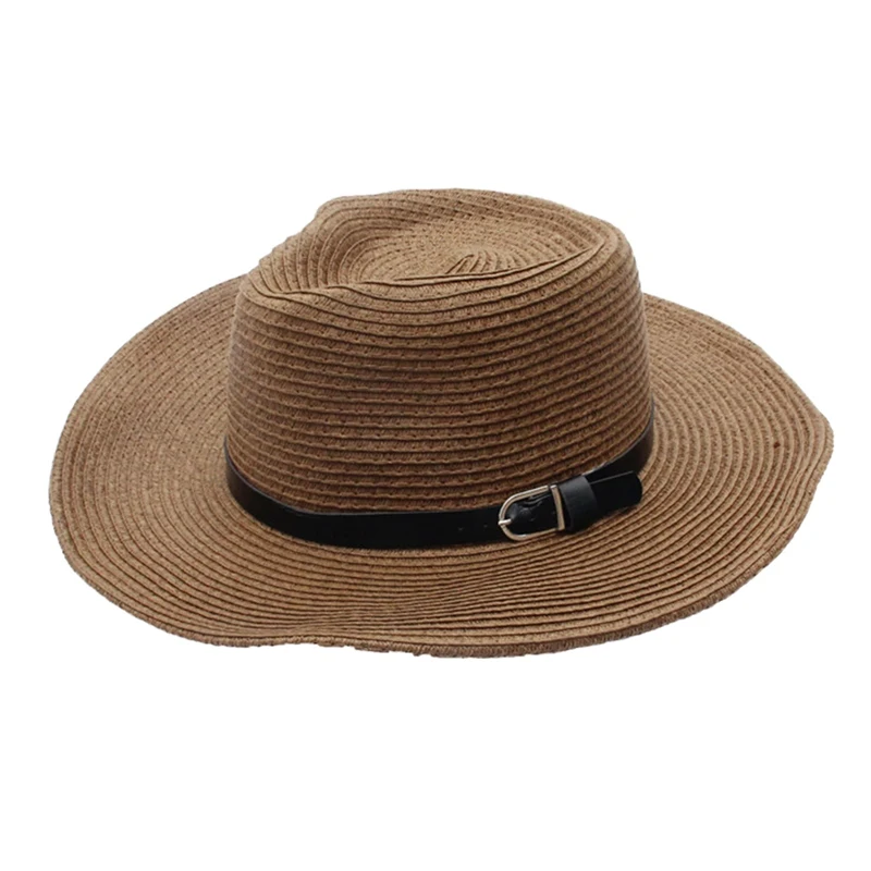 

EFINNY Men's Beach Sun Straw Hat Outdoor Camping Sun Hat