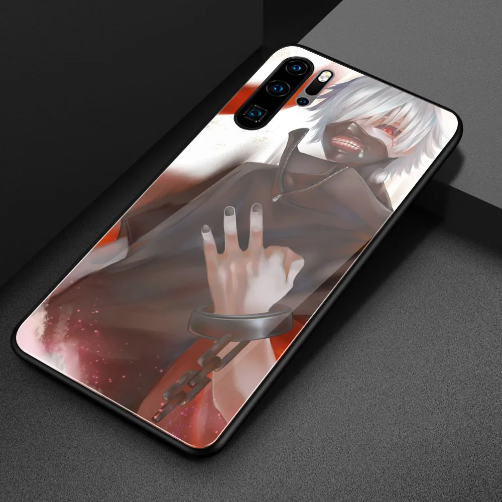 Стеклянный чехол для huawei p20 lite с призраком из аниме Tokoyo P30 pro Huawei P9 P10 Plus P20 Pro |