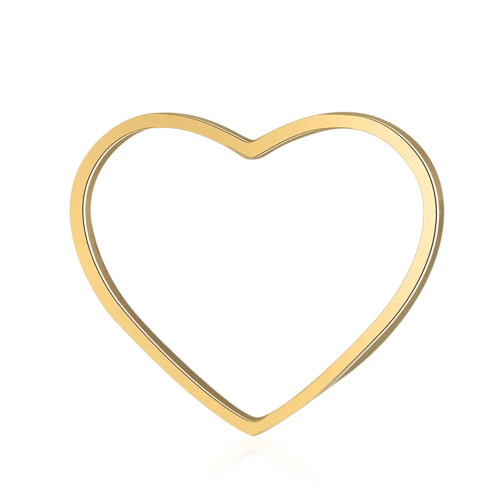 Fnixtar 10pcs/lot Stainless Steel Mirror Polished Heart Charms Metal Pendant DIY Jewelry Making Bracelet Accessories | Украшения и
