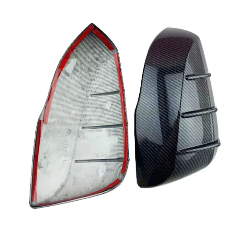 Углеродное волокно/хромированное Φ отделка 2 шт. для Toyota Rav4 Rav 4 2019 2020 аксессуары