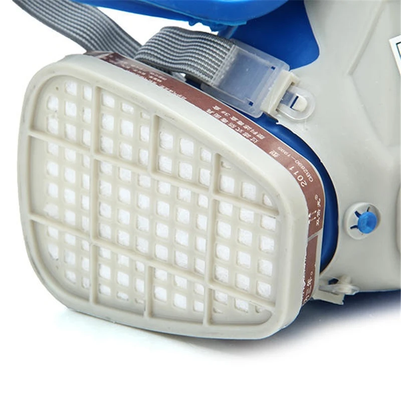 Силиконовый Полнолицевой респиратор Органическая противогаз очки для