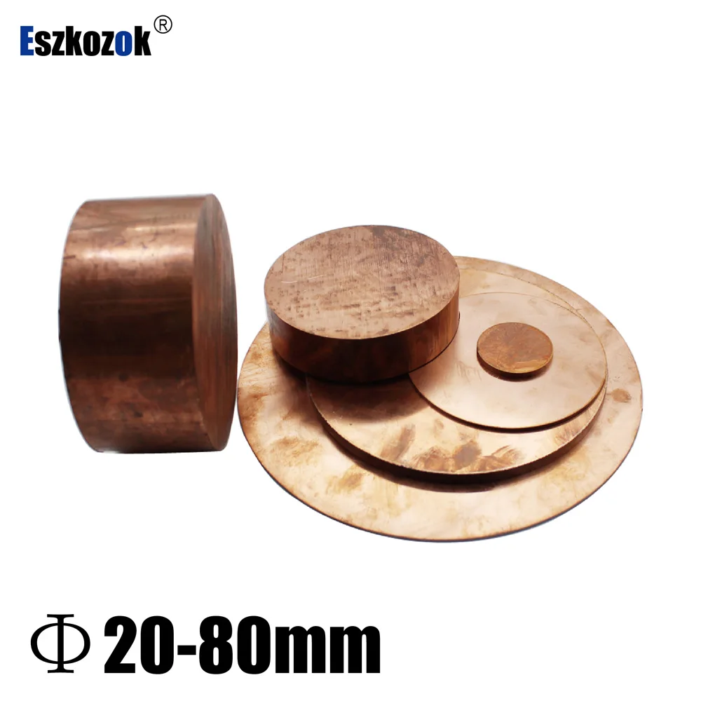 

Круглая медная листовая пластина T2 диаметр 20 мм до 80 мм