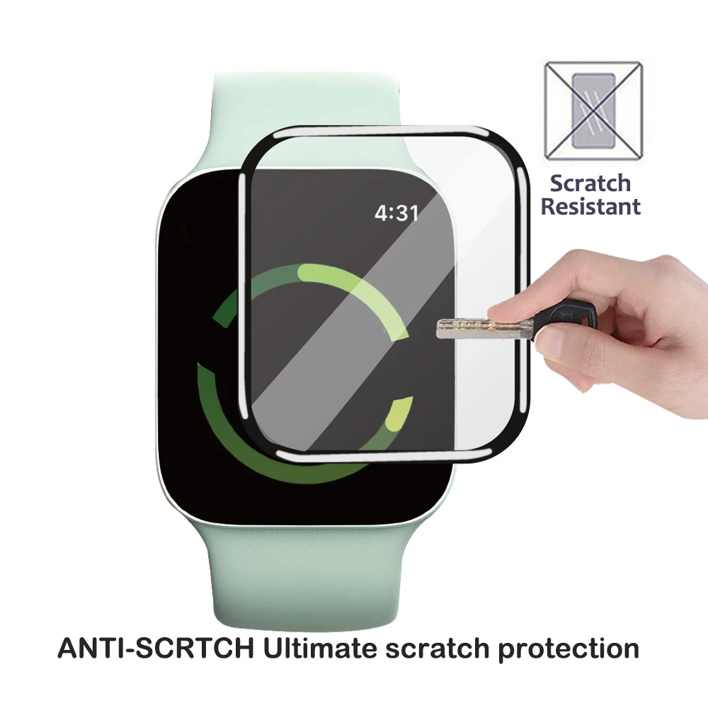 Защитная пленка для Apple Watch Series 7 6 5 4 SE 3 2 1 ПЭТ + ПММА Iwatch шт. |