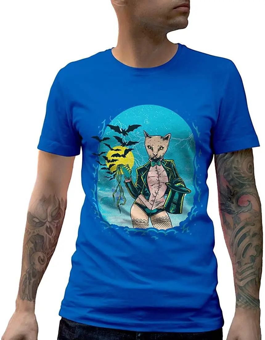 

New Arrivals Tee Summer 2020 Pure Cotton Breathable Short Sleeve Tshirt Animals Mens Crew Neck T-Shirt