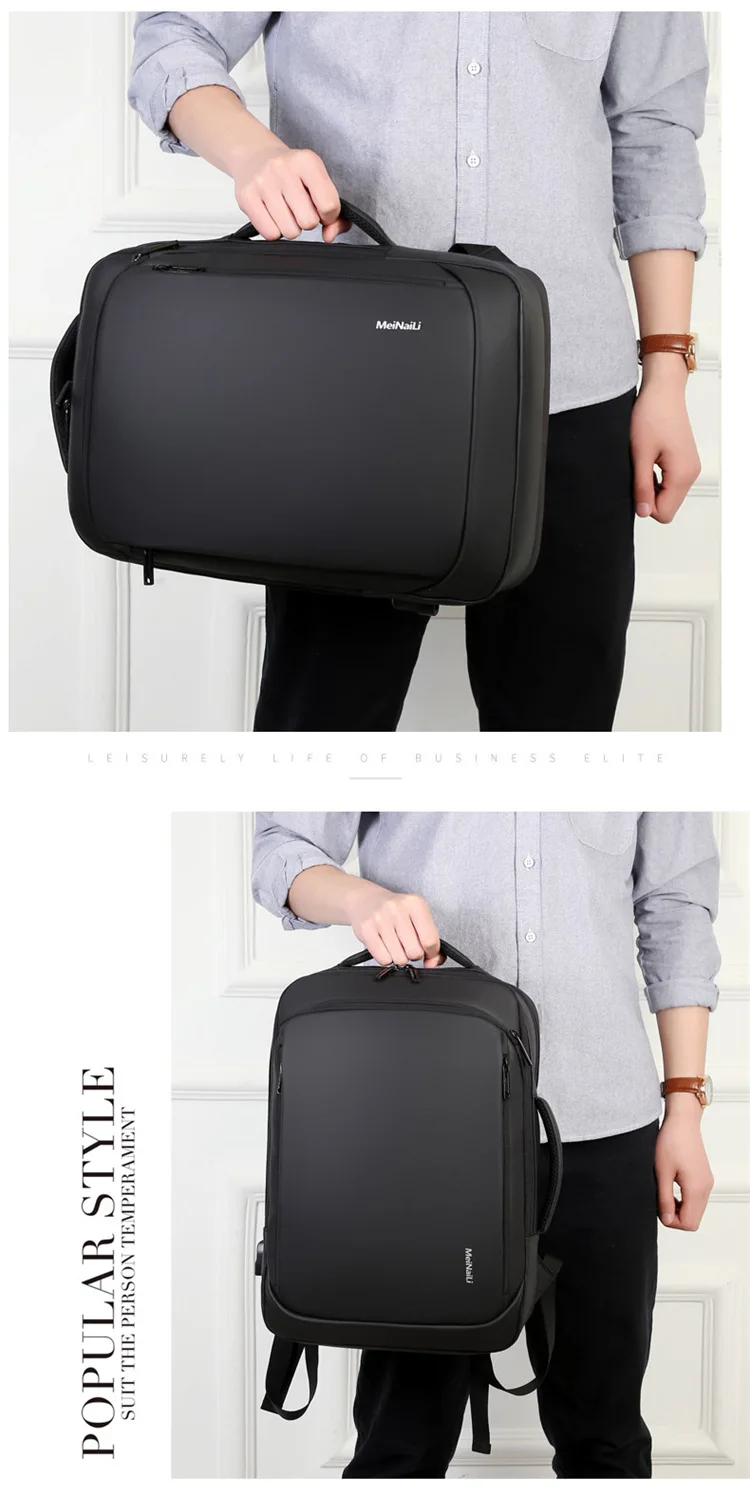 PUIMENTIUA, рюкзак для ноутбука, мужские рюкзаки, бизнес-ноутбук, Mochila, водонепроницаемый рюкзак, зарядка через usb, сумки для путешествий, рюкзак