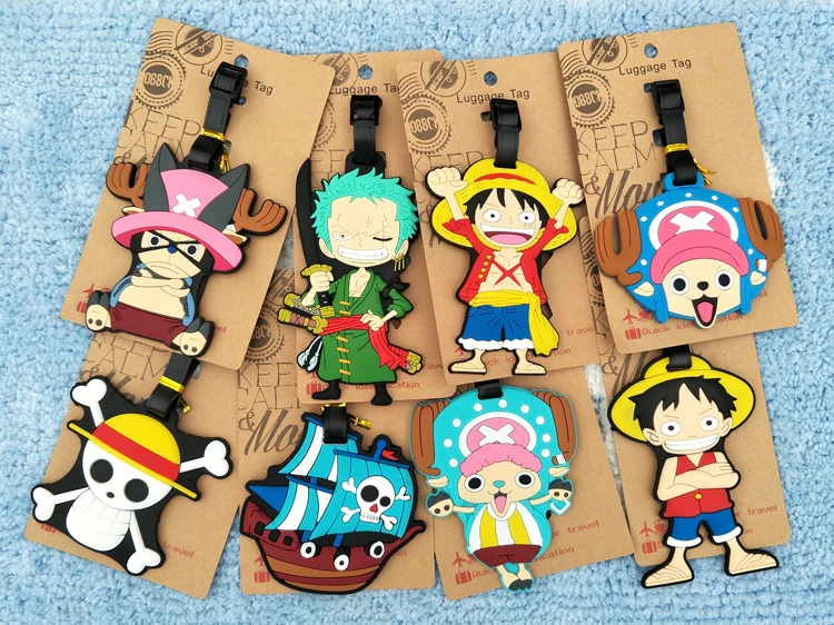 1 шт. Luffy Chopper аниме аксессуары для путешествий багажная бирка на чемодан адрес ID