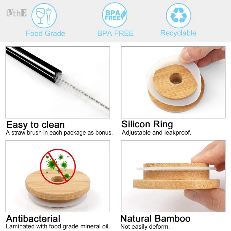 Боба Стекло чашка стеклянная банка с завинчивающейся крышкой чашки крышки из