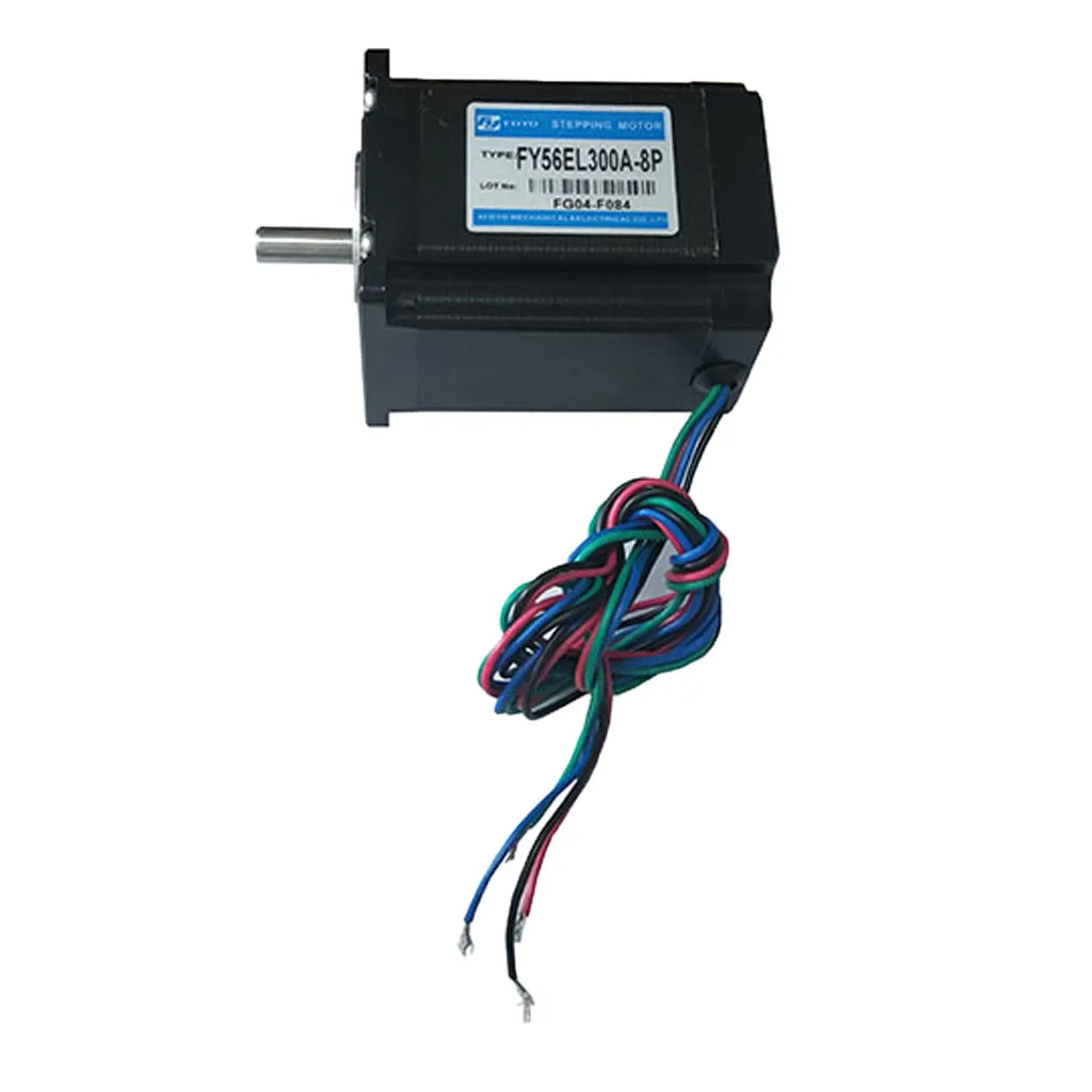 

FY56EL300A Гибридный 57 шаговый двигатель 1.5N. m 24V 3A практичный шаговый двигатель