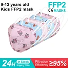 Маски для детей kn95, разноцветные Мультяшные маски для мальчиков и девочек fpp2, маски для детей ffp2mask, защитные маски ffp2 для детей
