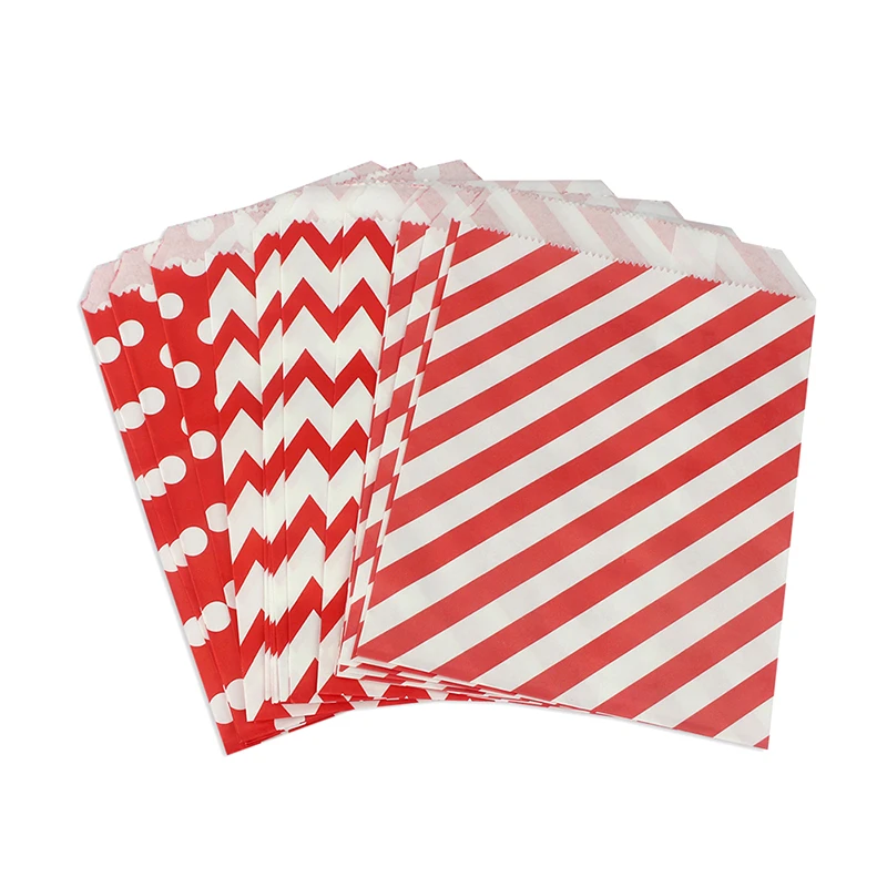 Ipalmay 25 ⑤ упак. мод печати бумажные мешки Свадьба День рождения Сувениры попкорн