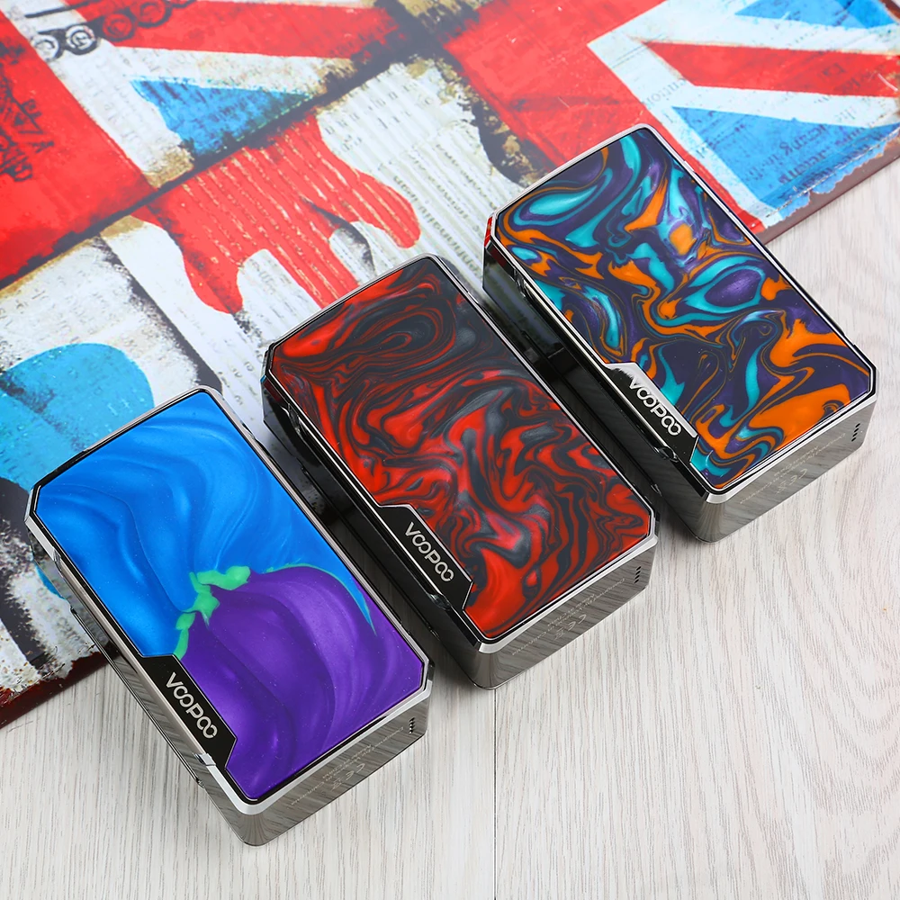 Новинка оригинальный VOOPOO Drag 2 Platinum 177W TC Box MOD батарея No18650 вейп испаритель Voopoo Mod vs