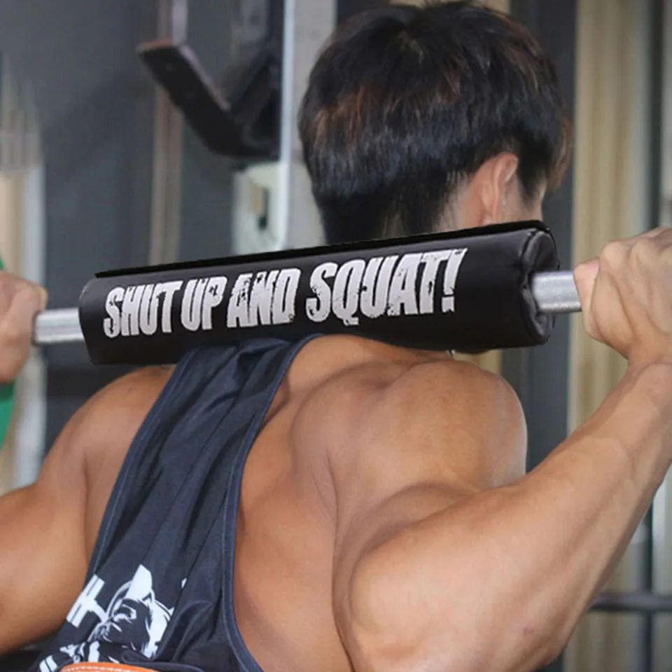 

KoKossi Weightlifting Protective Pad Professional Fitness Barbell Thickening Foam Pad Shoulder Pad Non-Slip Protective Tools Men