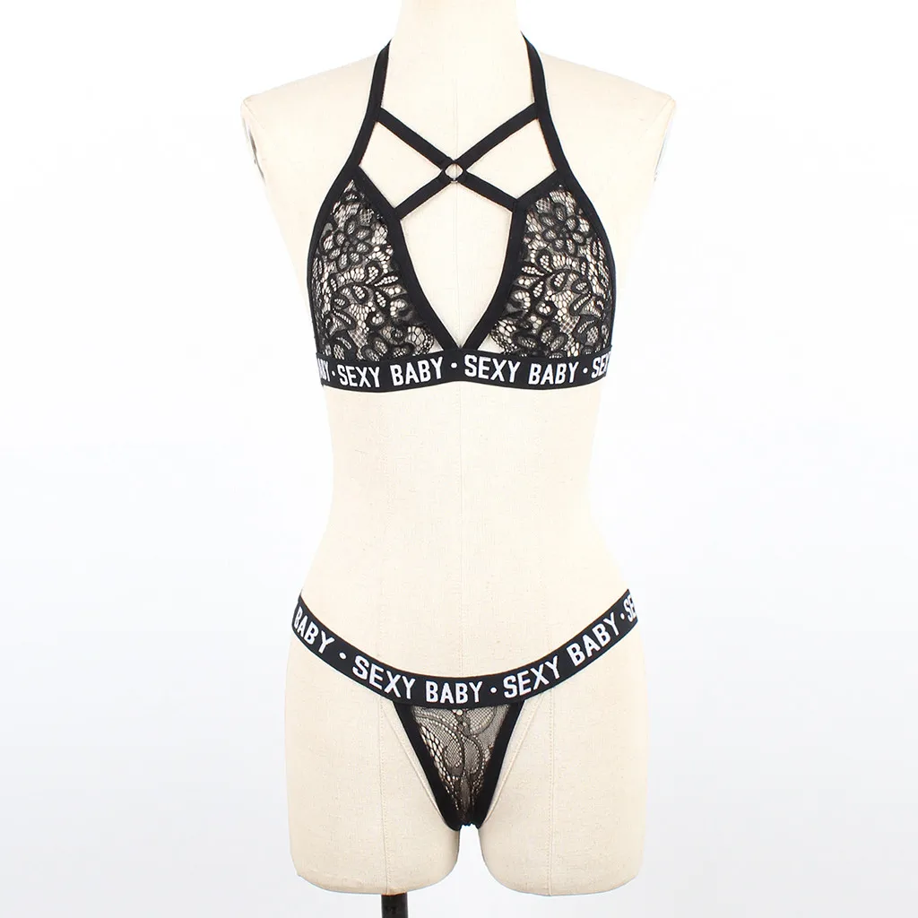 Кружевное сексуальное нижнее белье без рукавов хит продаж Женское Белье для сна