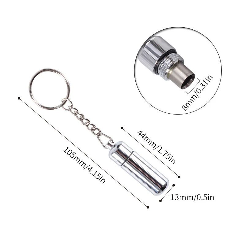 20 шт. металлический Дырокол для сигар из нержавеющей стали брелок ключей мини