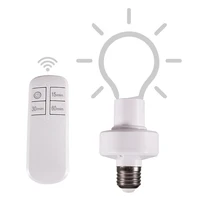 maligood e27 lamp bases wireless remote control lamp holder with remote timer switch socket 220v smart device for led bulb