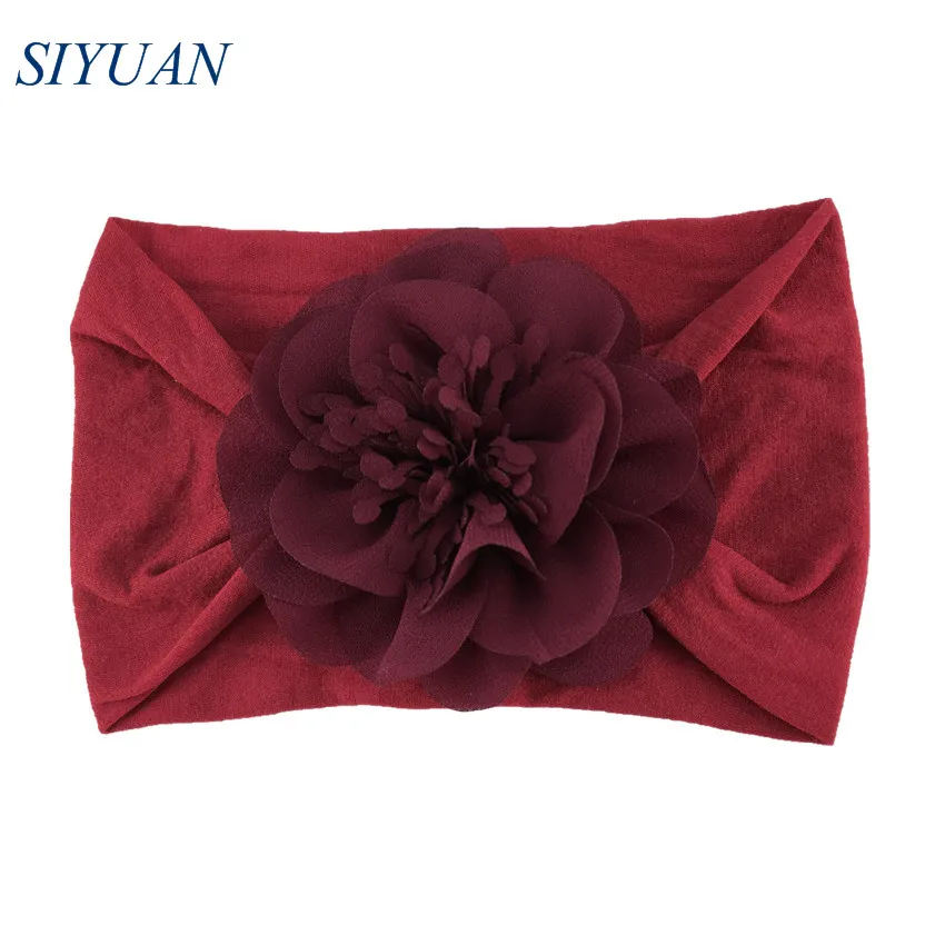 1 шт./лот Широкая мягкая эластичная нейлоновая повязка на голову с 3