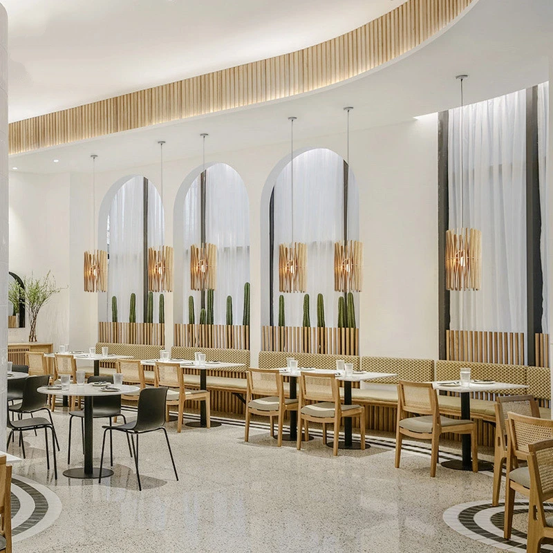 Деревянные подвесные светильники в стиле лофт для Юго Восточной Азии Китайская