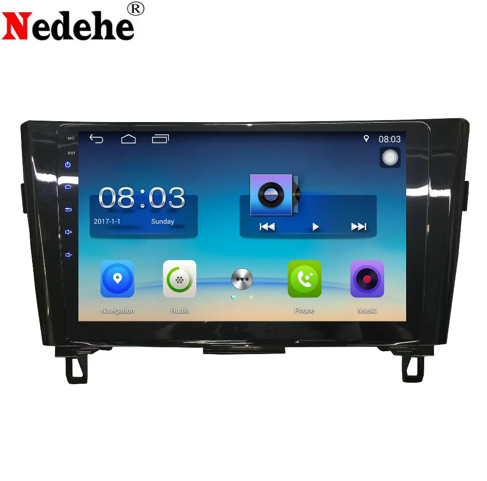 Nedehe 10 1 дюймов Android 8 0 автомобильный dvd плеер для Nissan X trail/Qashqai 2014 2015 2016 2017