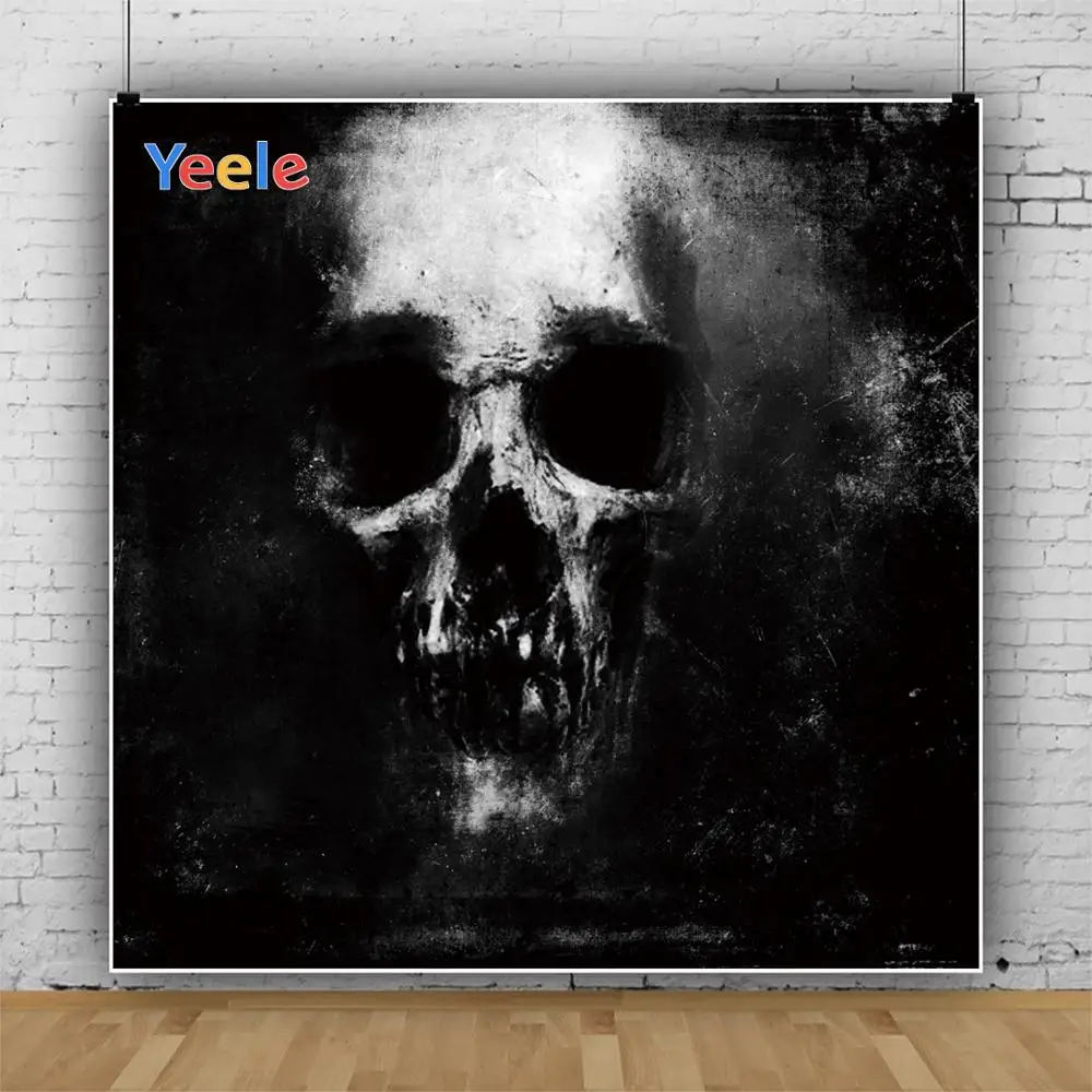 Yeele Halloween Scary Party Photocall Skeleton Fade hotography Backdrops Personalized Photographic Backgrounds For Photo Studio |