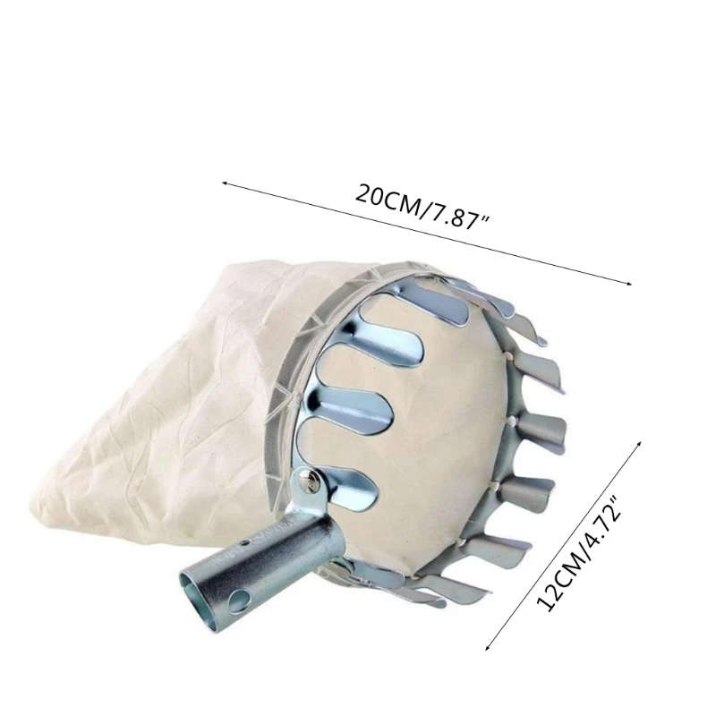 

7XEA Convenient Fruit Picker Tool Fruit Picker Tool with Stainless Steel Po-le Fruit Picking Equipment for Getting Fruits