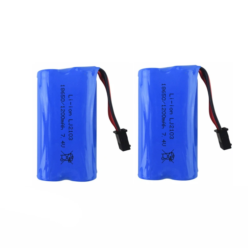 7 4 V 1200mAh литиевая батарея для EC08 Беспроводная RC лодка модель корабля автомобиля