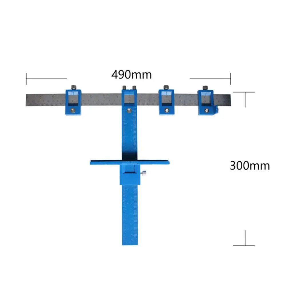 Woodwork Measurement Tool Adjustable Drill Punch Locator Furniture Dowelling Hole Saw Multifunctional Auxiliary Wood Working | Инструменты