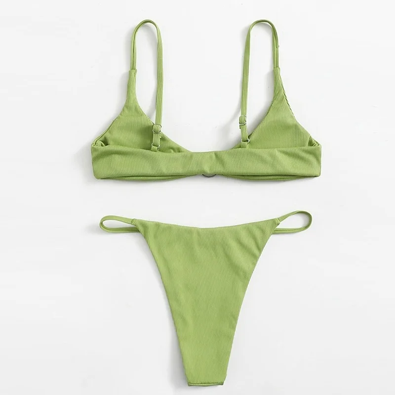 

2021 Sexy Bikini Women Swimsuit Push Up Swimwear Female Low Waist Two Pieces Bikini Set Brazilian Bathing Suit Summer Beach Wear