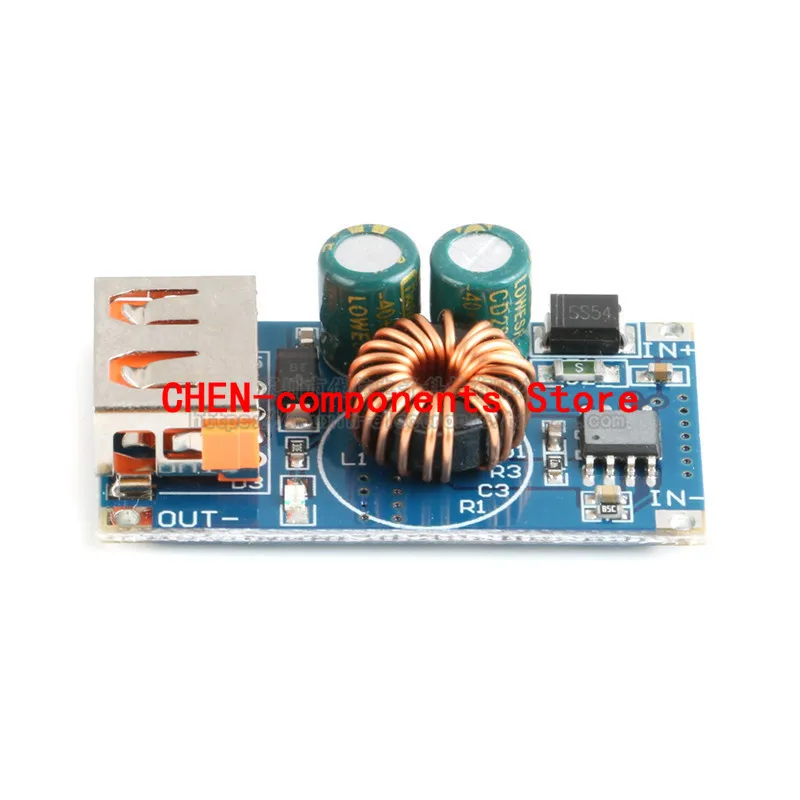 

12V24V to QC3.0 USB DC-DC Step Down Buck Converter Charging Module Fast Charger Circuit Board Automatic Voltage Regulation 5V 9V