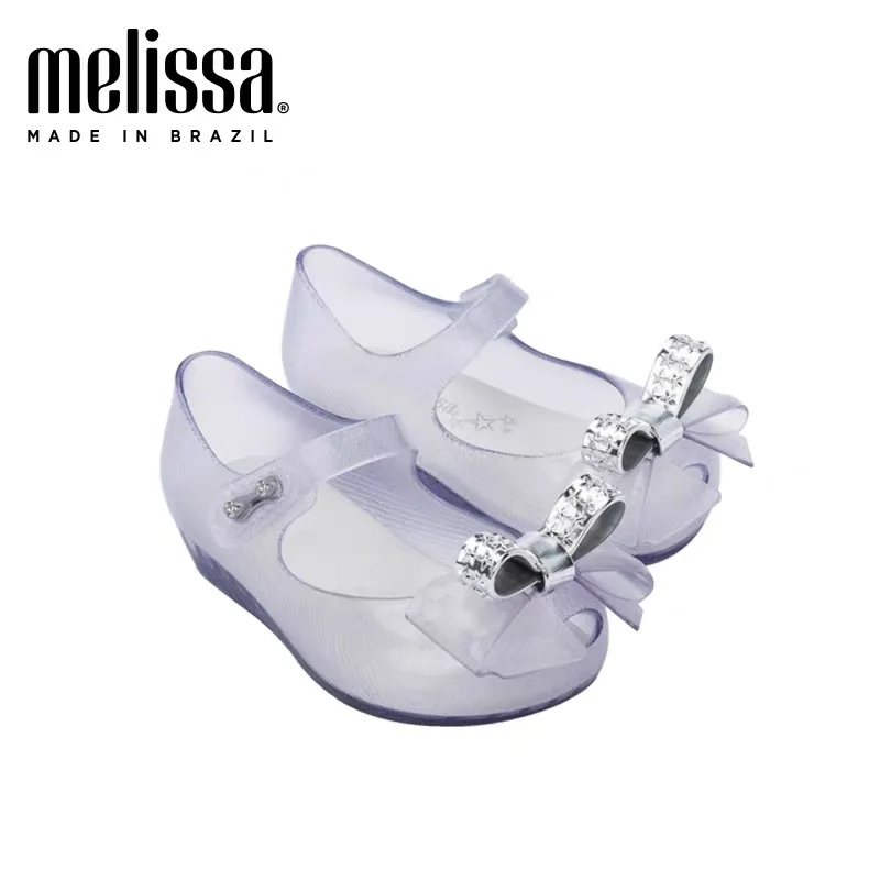 

2021 Mini Melissa Baby Rainbow Sandals Star Jelly Shoes Girl Cute Sandals Kids Shoes for Girl Melissa Sandals