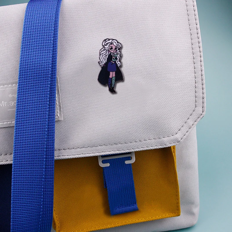 Гарри Луна Лавгуд псих блондинка ведьма Spectrespecs эмали штырь брошка мультфильм