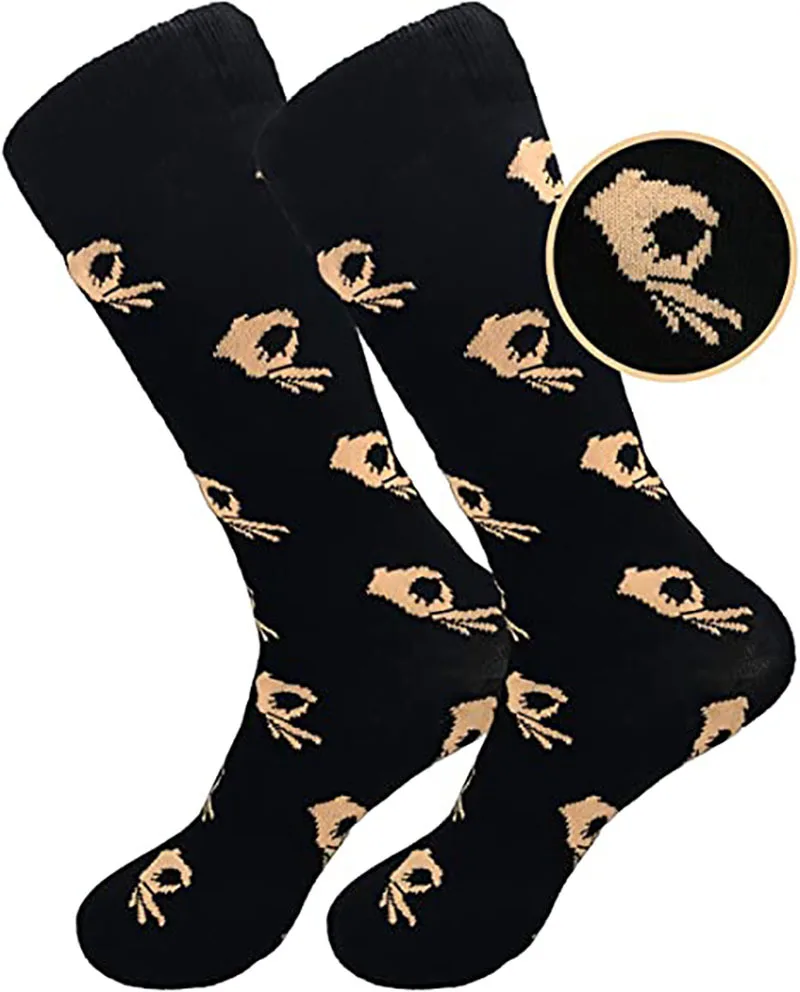

Customized Jacquard Socks Women Men Unisex Personalized DIY Design Funny Socks Drop Shipping Socks Can Put Amazon FBA Label Sock